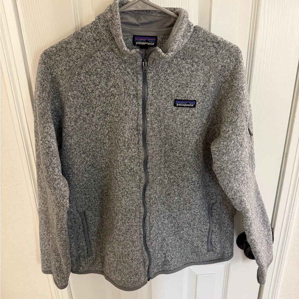 Patagonia Heather Gray Better Sweater Fleece Jacket